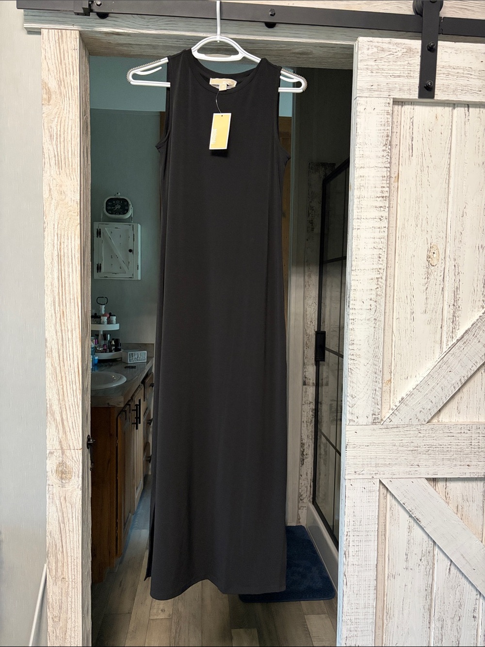 Michael Michael Kors Black Sleeveless Maxi Dress - Classic Minimalist